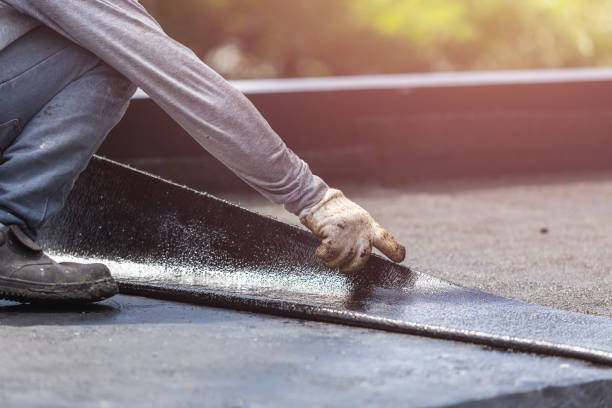 Professional Emergency Waterproofing technician working in Young America, IN